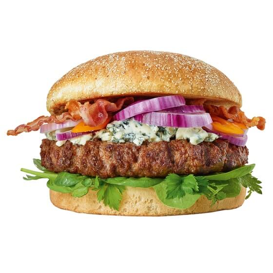 Homestyle Burger-Patties Rind TK 36x150g 133x127mm Salomon