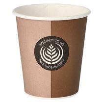 Trinkbecher, Pappe "To Go" 0,2l 8x9,1cm 50St PapStar