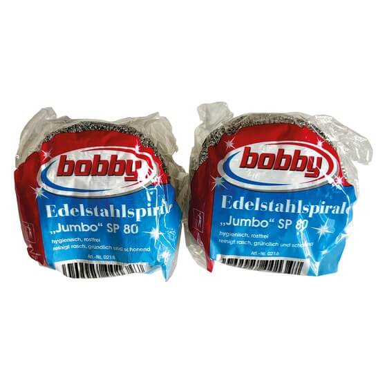 Edelstahlspirale 80g 2er Bobby