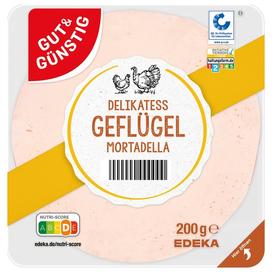 Geflügelmortadella geschn. 200g G&G