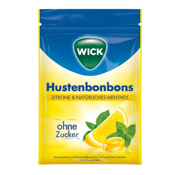 Wick Zitrone und Menthol ohne Zucker 72g