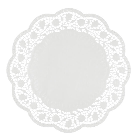 Tortenspitzen weiss rund 36cm 250St PapStar