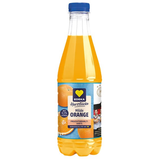 Orangensaft Mild Einweg-Pfand 6x1 Liter Edeka Herzstücke