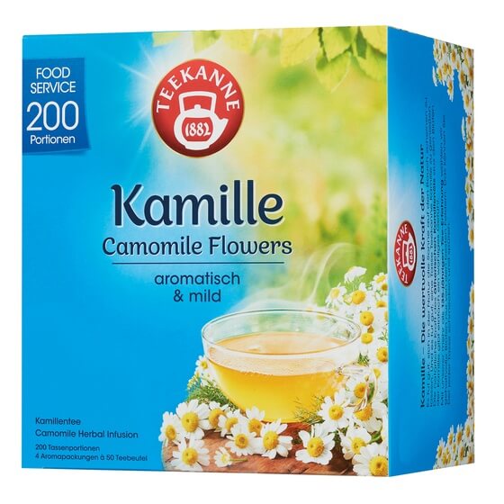 Kamille Glasportion 200 Btl. Teekanne