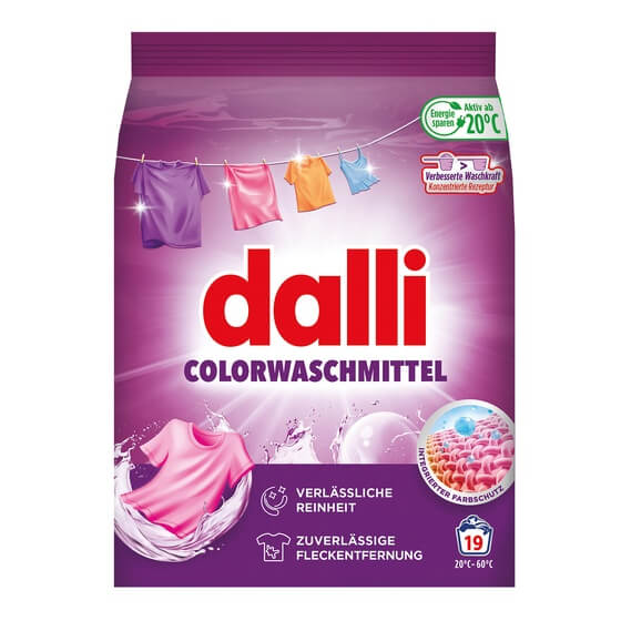 Colorwaschmittel 19 Waschladungen, 950g Dalli