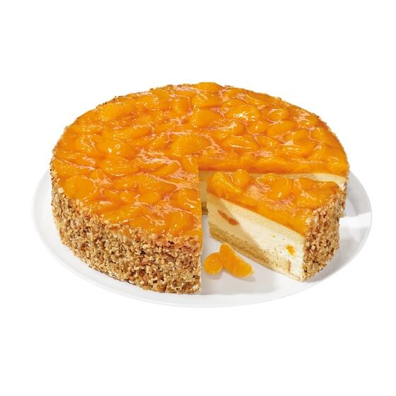 Mandarinen-Käse-Sahne-Torte ganz TK 2,4kg Erlenbacher | Stroetmann24 ...