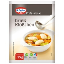 Grießklößchen 15g TK 1kg Oetker