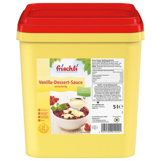 Vanillasauce servierfertig 5l Frischli