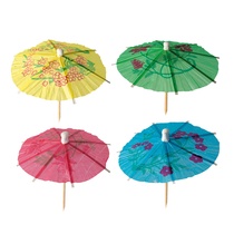 Eisschirmchen Deko Picker Holz 144St PapStar