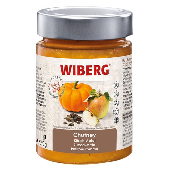 Chutney Kürbis-Apfel 390g Wiberg