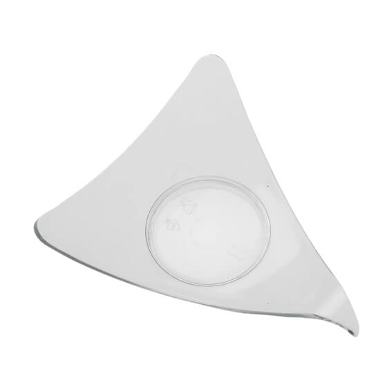 Fingerfood-Dreieck Schalen glaskl 7,7x9,5x9,5cm 50St PapStar