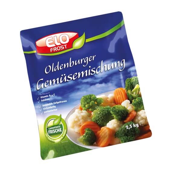 Oldenburger Gemüsemischung TK 2,5Kg Elo