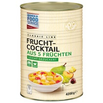 Fruchtcocktail 5-Frucht gezuckert 4,2 kg EFS