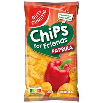 Kartoffelchips Paprika 200g G&G