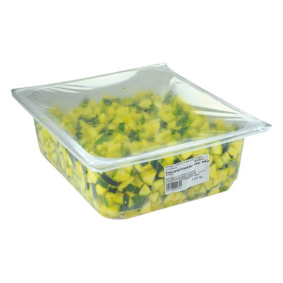 Zucchiniwürfel 10mm, 1kg Funken