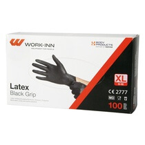 Handschuhe Latex Schwarz Gr.XL 100ST Papstar