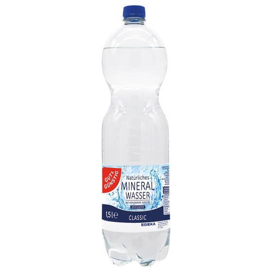 Mineralwasser Classic 6x1,5l PET Pfand Gut und Günstig