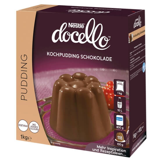 Puddingpulver Schokolade zum Kochen ODZ 1kg Nestle Docello