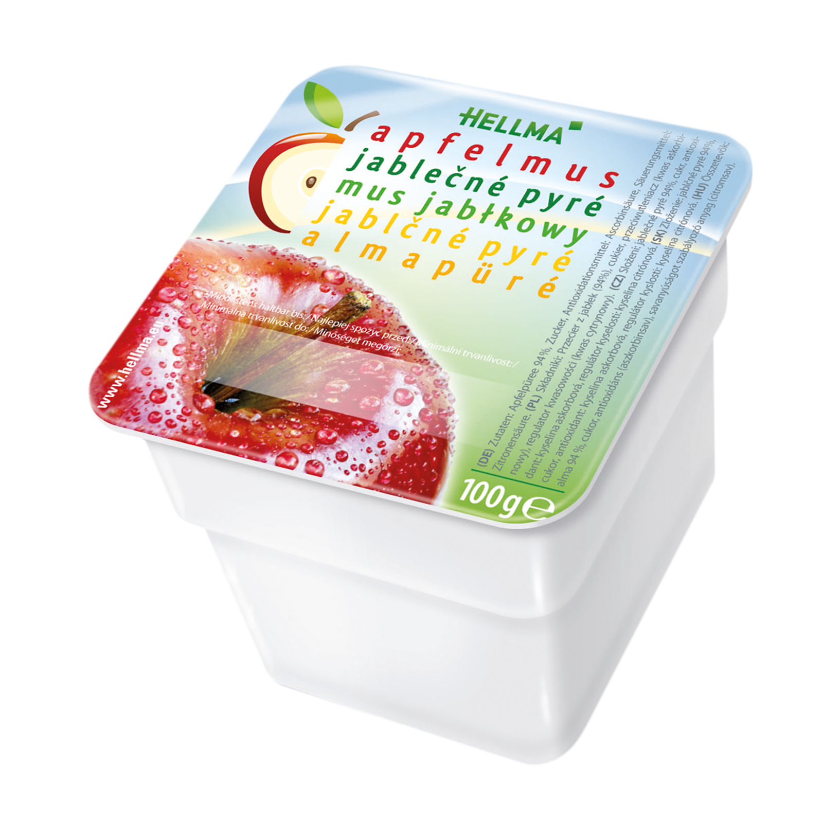 Apfelmus 100g Hellma (KT 48x100g)