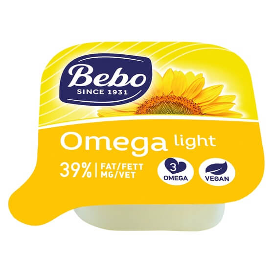 Omega Light 39% Margarine Portionen 100x10g Bebo
