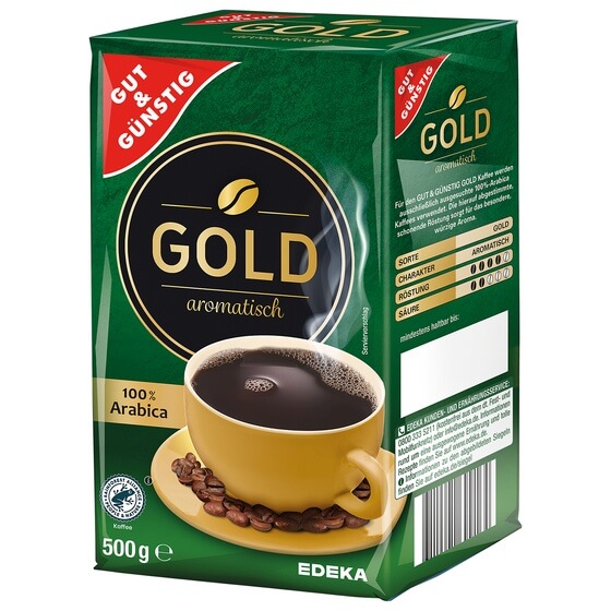 Kaffee Gold 500g G&G