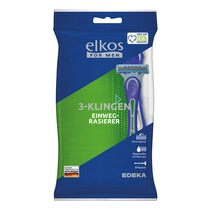 3-Klingen Einwegrasierer 8ST Edeka Elkos For Men