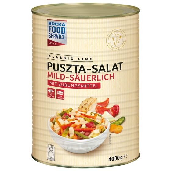 Puszta-Salat mit Süßungsmittel 4kg/2,2kg EFS