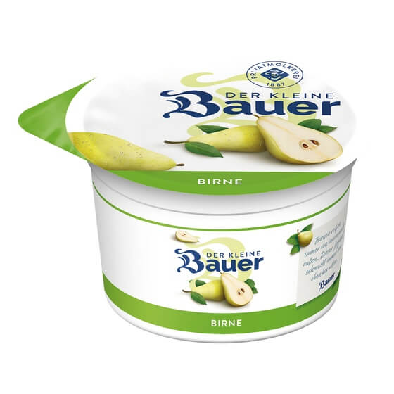 Fruchtjoghurt Weiß Haseln/VAN/BIR/BAN 3,5% 100g Fett Bauer