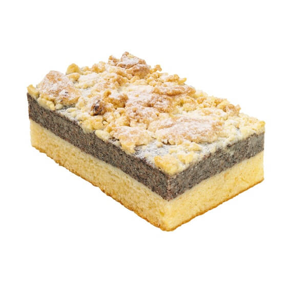 Mohn-Streusel-Schnitte geschnitten 20 Portionen TK 2,35kg