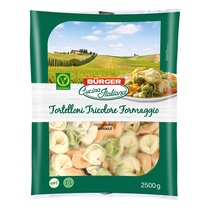 Tortelloni Tricolore Formaggio 10g/St TK 5Kg Bürger