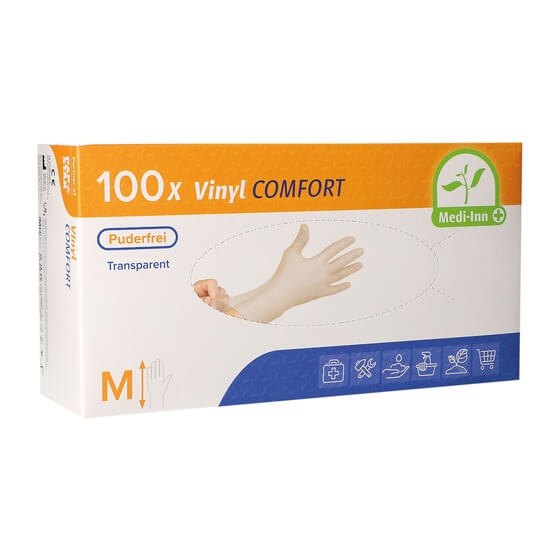 Handschuhe Vinyl 100st puderfrei M