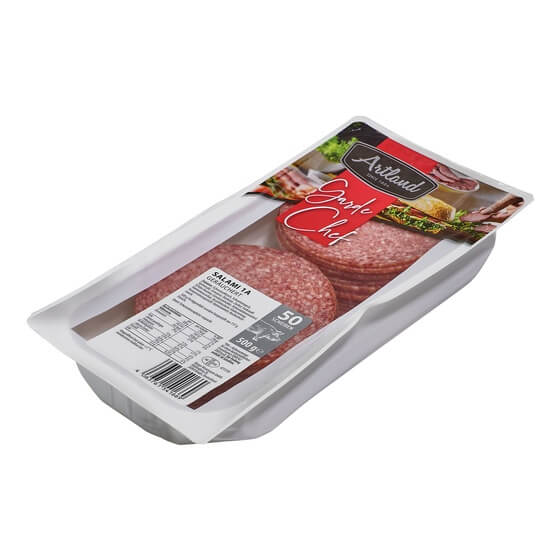 Salami (Schwein) geschnitten ca 50 Scheiben 500g Artland