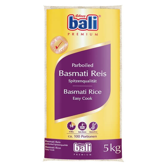 Basmati-Reis Parboiled ODZ 5kg Bali