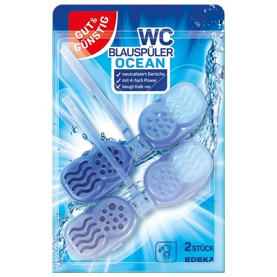 WC Duftsteine Blauspüler Ocean 2x48g G&G