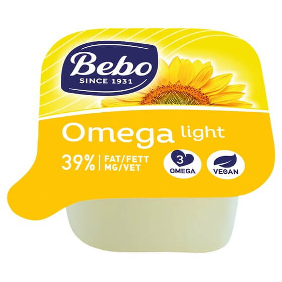 Omega Light 39% Margarine Portionen 200x20g Bebo
