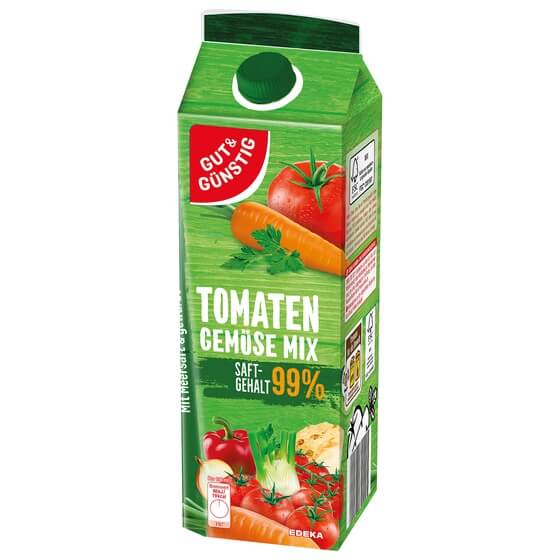 Tomaten Gemüsesaft Mix 8x1l Tetra Pak G&G