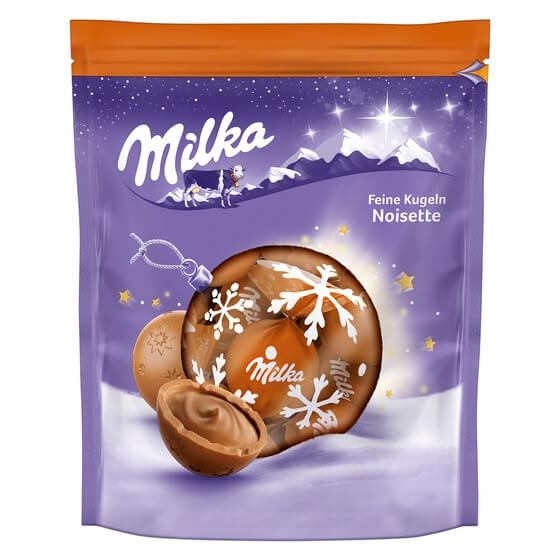 Weihnachtskugeln Noisette 90g Milka