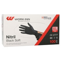 Handschuhe Nitril puderfrei schwarz Größe XL 100St. Papstar