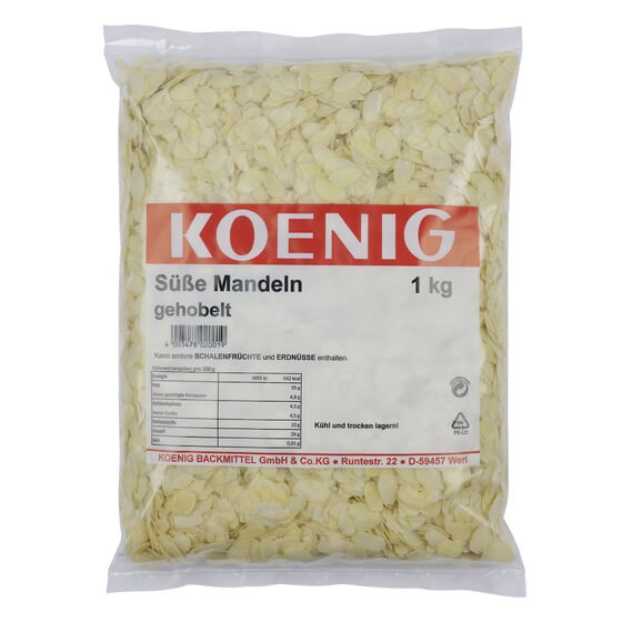 Mandeln gehobelt 1kg Koenig