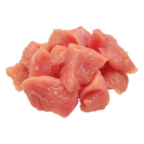 Putenbrustgulasch Mittel 24mm roh,natur Tray 1kg