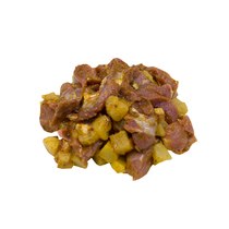 Putenoberkeulengeschnetzeltes roh,gewürzt"Hawaii" ca.15kg