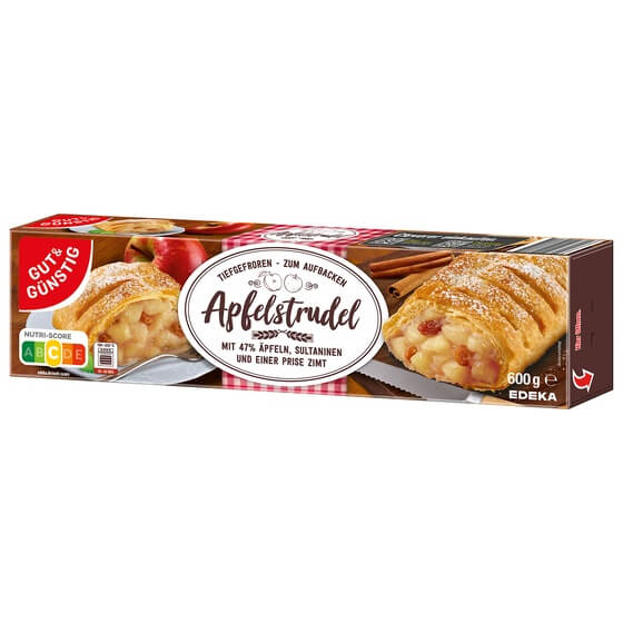 Apfelstrudel TK 600g G&G