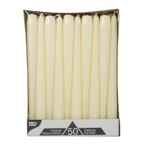 Leuchterkerzen champagner Std 2,2cmx25cm 50St PapStar