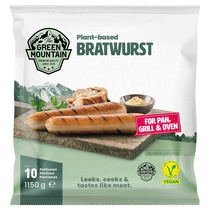 The Green Mountain Bratwurst Alternativ vegan 1150g(10x115g)