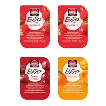 Schwartau Gastrokonfit Extra Erdb,Aprik,Sauerkirsch 100x25g