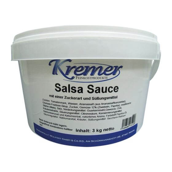 Salsa Sauce 3kg Wulfert