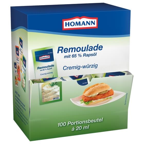 Remoulade portioniert 65% Fettgehalt 100x20ml Homann