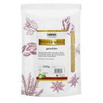 Pfeffer weiss gemahlen 1kg Ubena