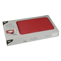Mitteldecken soft selection rot 80x80cm 20St. PS