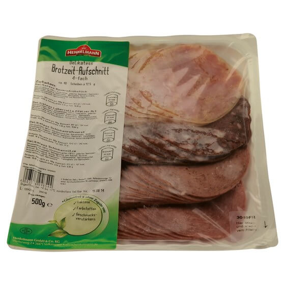 Brotzeit-Aufschnitt(Schwein)geschn. ca. 40 Scheiben 500g
